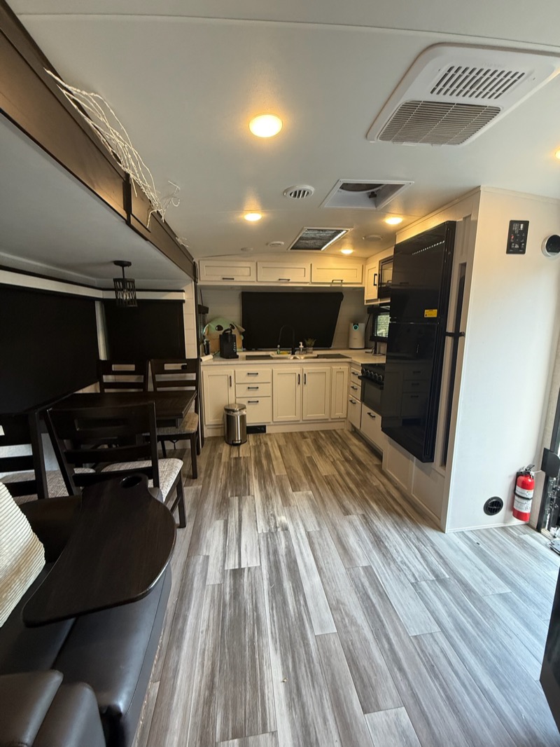 Provence Cabin and luxury trailer with custom kitchen
